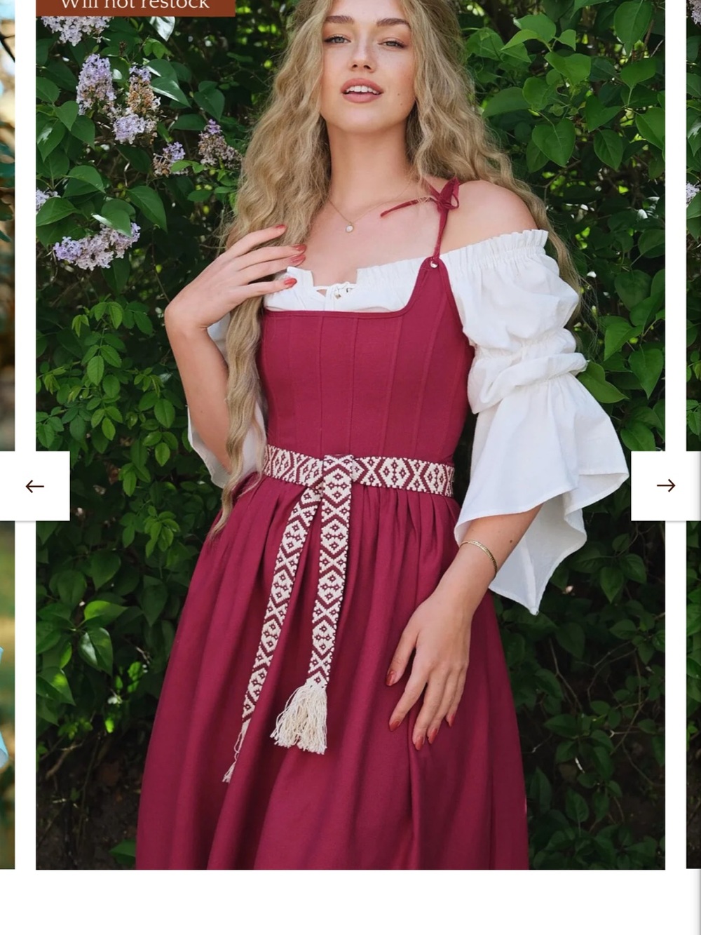 Cottagecore Wear Peasant Corset dress